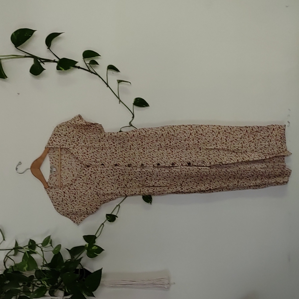 Ann Taylor Vintage Button Down Maxi Dress